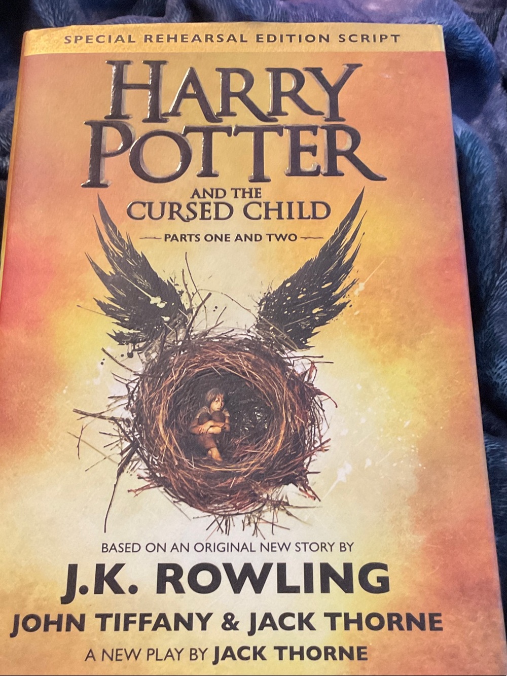 Harry Potter and the Cursed Child Special Rehearsal Edition - Orange Cover